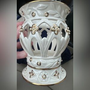 Votive Candleholder from the retired “Florentine & Pearl” Collection 
By Lenox